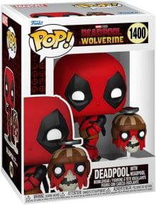 FUNKO POP MARVEL - Deadpool & Wolverine - Deadpool com Headpool 1400