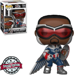 FUNKO POP MARVEL THE FALCON AND THE WINTER SOLDIER EXCLUSIVE - CAPTAIN AMERICA 819 (CAPITAO AMERICA)