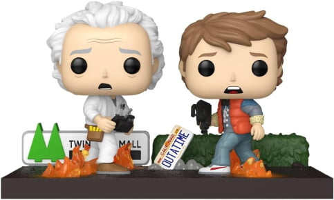 Funko Pop! Moment: De volta para o futuro - Doc & Marty ( back to the future)