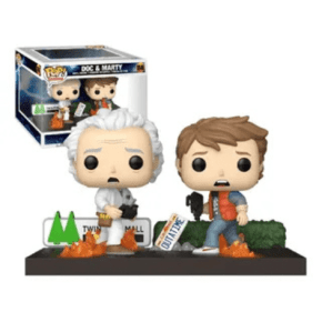 Funko Pop! Moment: De volta para o futuro - Doc & Marty ( back to the future)