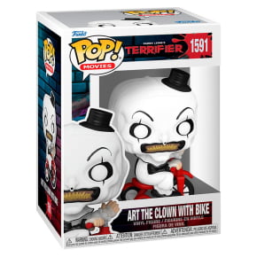 FUNKO POP MOVIES TERRIFIER - ART THE CLOWN WITH BIKE 1591
