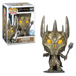 FUNKO POP MOVIES THE LORD OF THE RINGS EXCLUSIVE - SAURON 1487 (GLOWS IN THE DARK) ( SENHOR DOS ANÉIS ) 
