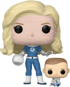 Funko POP! MULHER INVISIVEL E FRANKLIN QUARTETO FANTASTICO - 1514