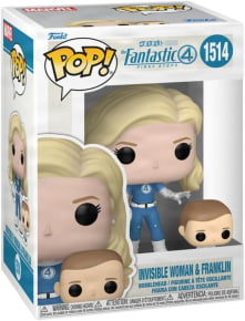 Funko POP! MULHER INVISIVEL E FRANKLIN QUARTETO FANTASTICO - 1514