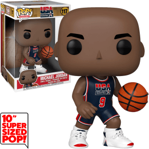 FUNKO POP NBA - MICHAEL JORDAN 117 (SUPER SIZED 10")