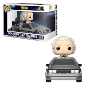 FUNKO POP RIDES BACK TO THE FUTURE ( DE VOLTA PARA O FUTURO) - DOC WITH TIME MACHINE - 133