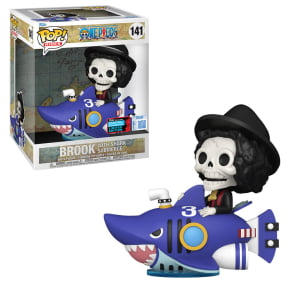  FUNKO POP RIDES ONE PIECE - BROOK WITH SHARK SUBMERGE 141