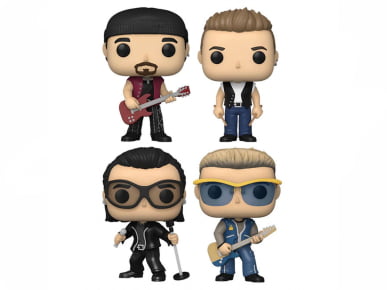 FUNKO POP ROCKS - U2 ZOO TV 4PACK 