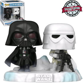 FUNKO POP STAR WARS DELUXE EXCLUSIVE - DARTH VADER & SNOWTROOPER 377