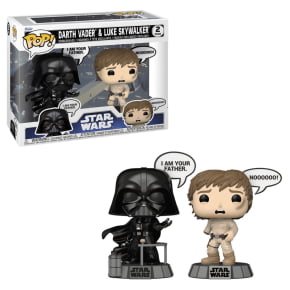 FUNKO POP STAR WARS III: THE REVENGE OF THE SITH - DARTH VADER & LUKE SKYWALKER 2-PACK