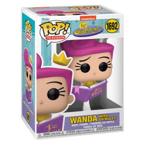FUNKO POP TELEVISION NICKELODEON: OS PADRINHOS MAGICOS - WANDA WITH DA RULES 1692