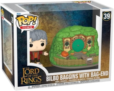 Funko Pop! Town - O Senhor dos Anéis - Bilbo Bolseiro