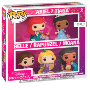 Kit 5 Bonecos Funko Pop! Disney Princesas
