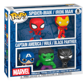 Kit 5 Bonecos Funko Pop! Marvel Vingadores