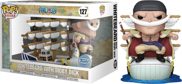 One Piece Pop! Rides Deluxe Barba Branca com Moby Dick 127