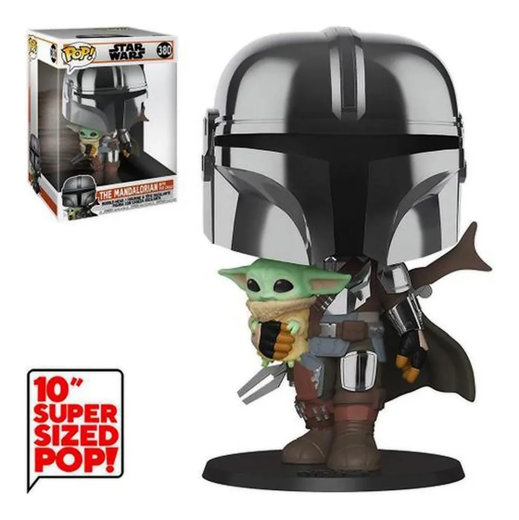 Pop! Funko Mandaloriano E Baby Yoda 380 | Grogu 