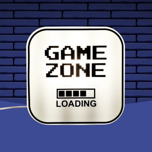 LUMINÁRIA BOX GAME ZONE